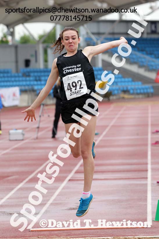 Womens  under-20s long jump, Northern Senior and Under-20s Track and Field Champs., Manchester. Photo: David T. Hewitson/Sports for All Pics